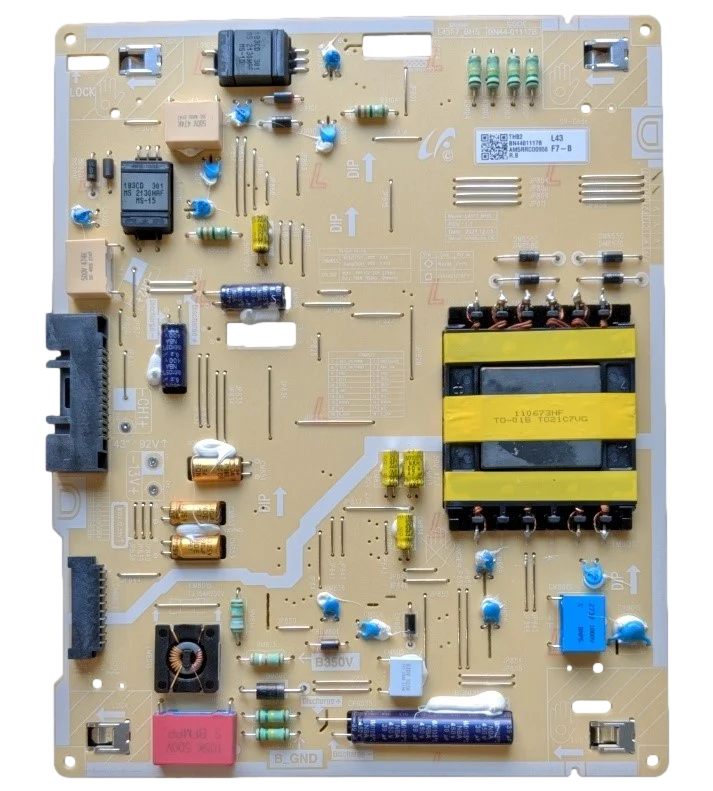 BN44-01117B Samsung Power Supply, L43F7_BHS, QN43LS03BAF AA01, QN43LS03BAFXZA
