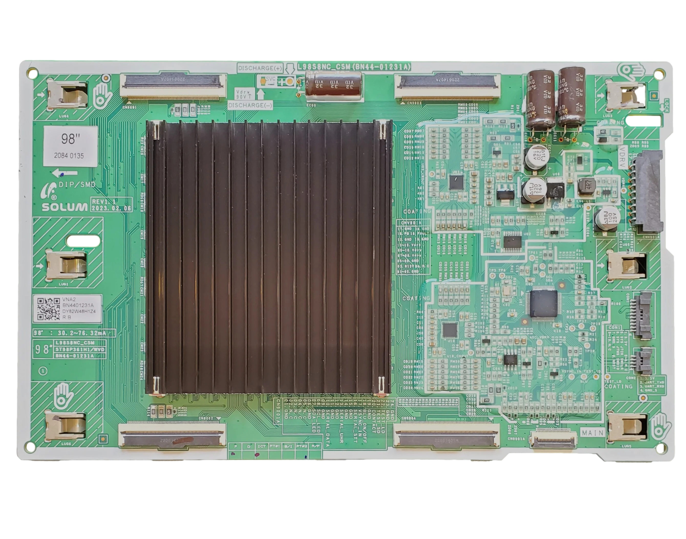 BN44-01231A Samsung LED Driver, BN4401231A, L98S8NC_CSM, QN98Q80CAFXZA