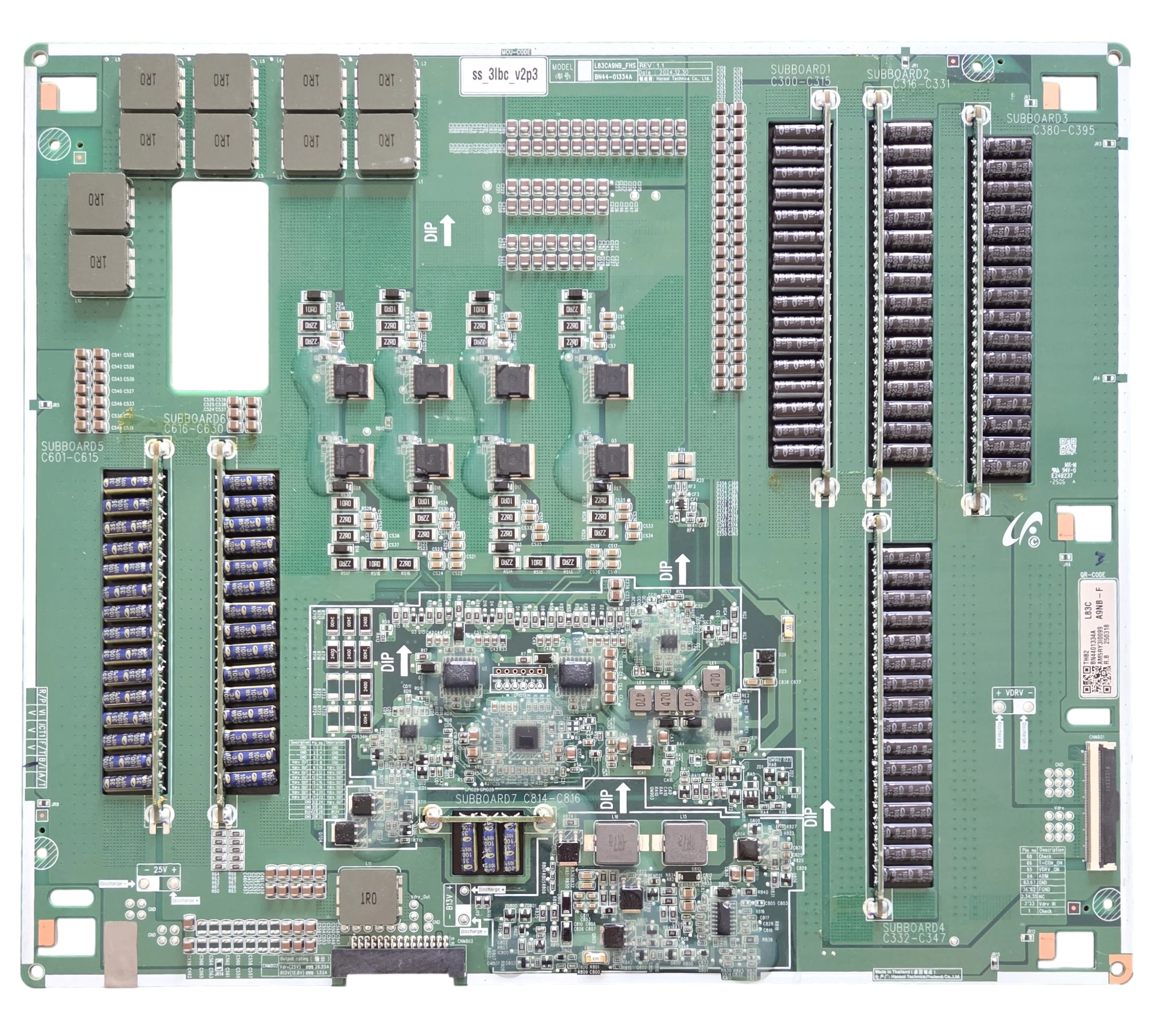 BN44-01334A Samsung LED Driver , BN4401334A, L83CA9NB_FHS, QN83S95FAEXZA