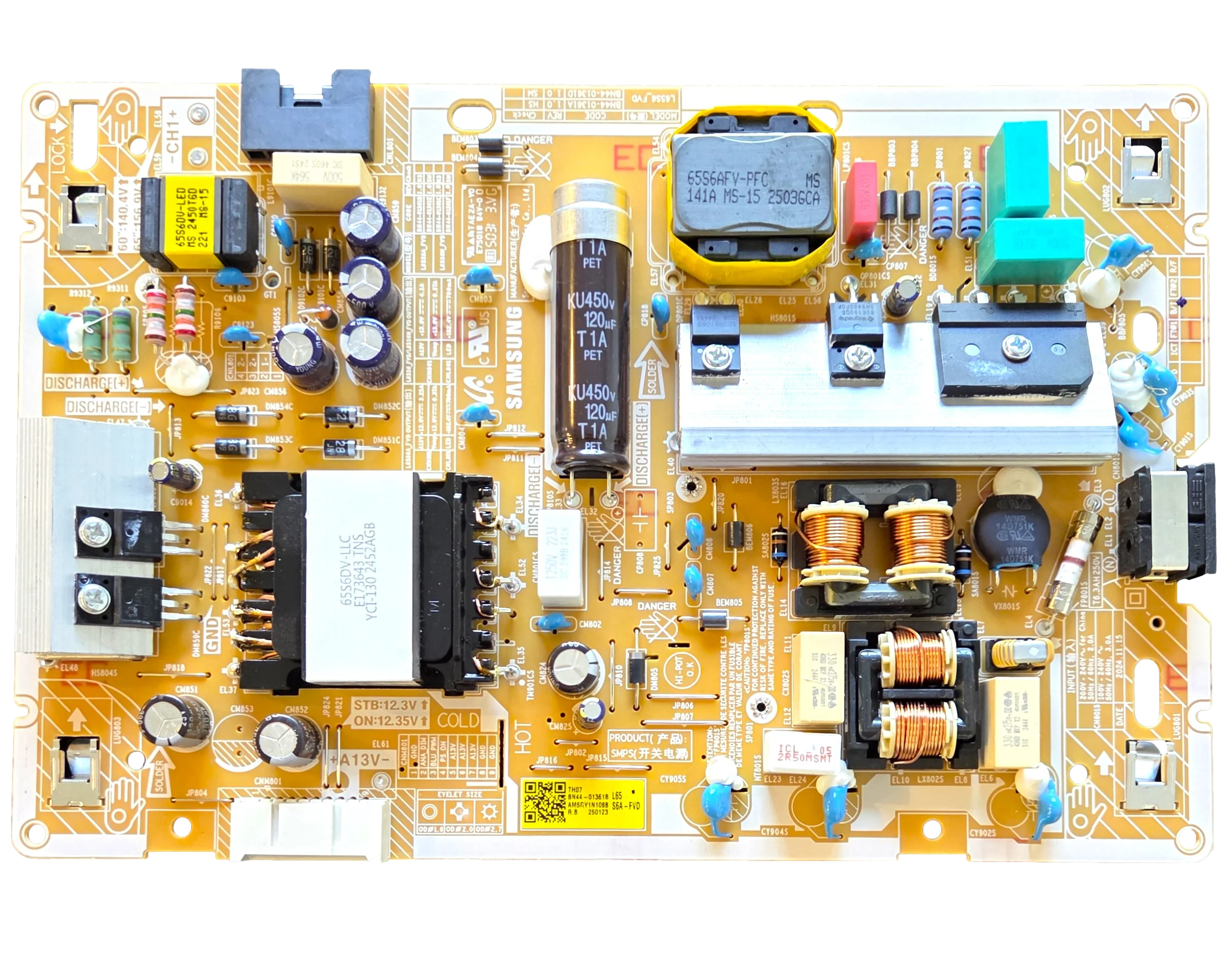 BN44-01361B Samsung Power Supply, L65S6A_FVD, QN65Q7FDAFXZA, QN65Q7FAAFXZA
