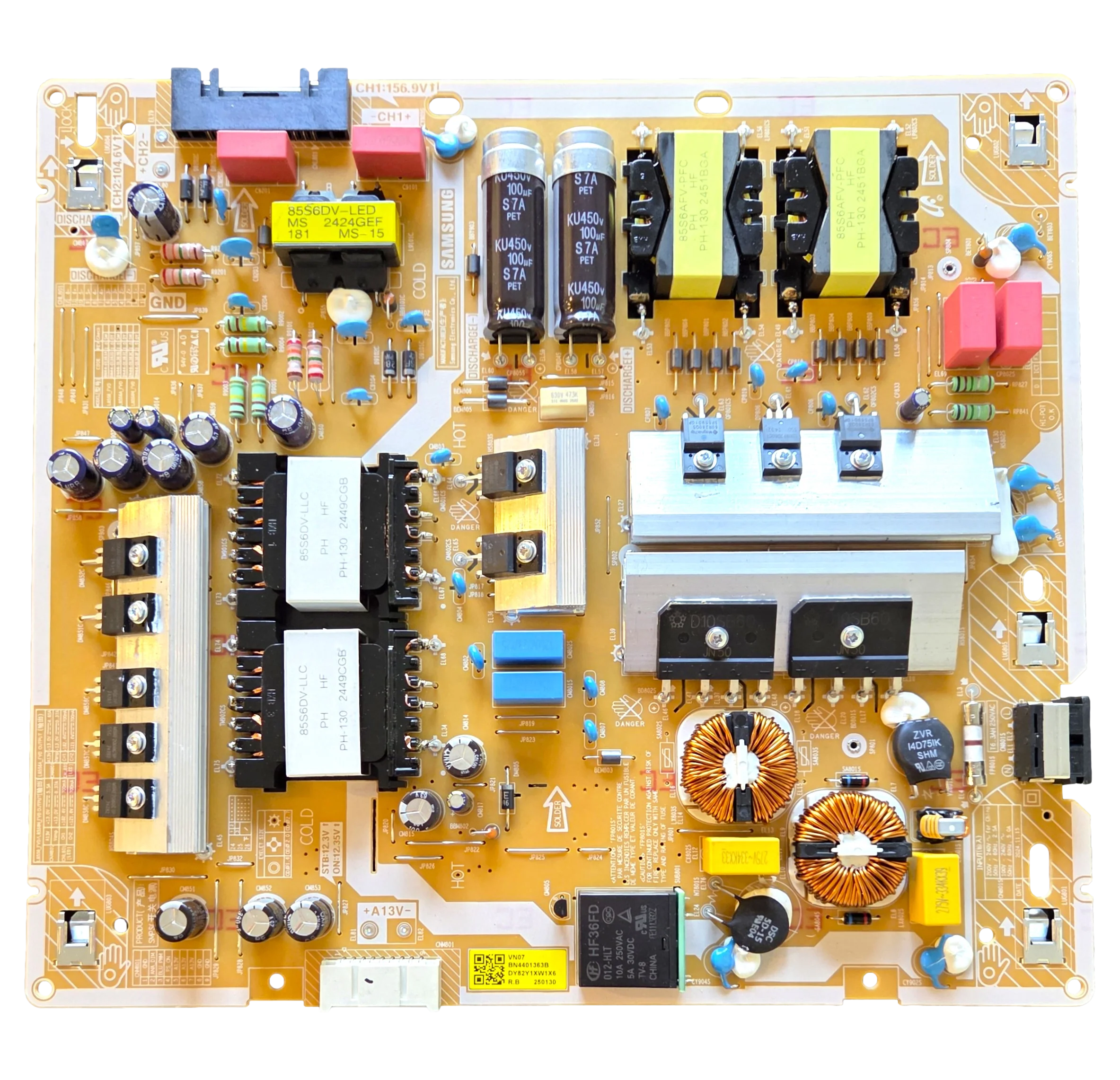 BN44-01363B Samsung Power Supply, L85S6A_FVD, QN85Q7FDAFXZA, QN85Q7FAAFXZA