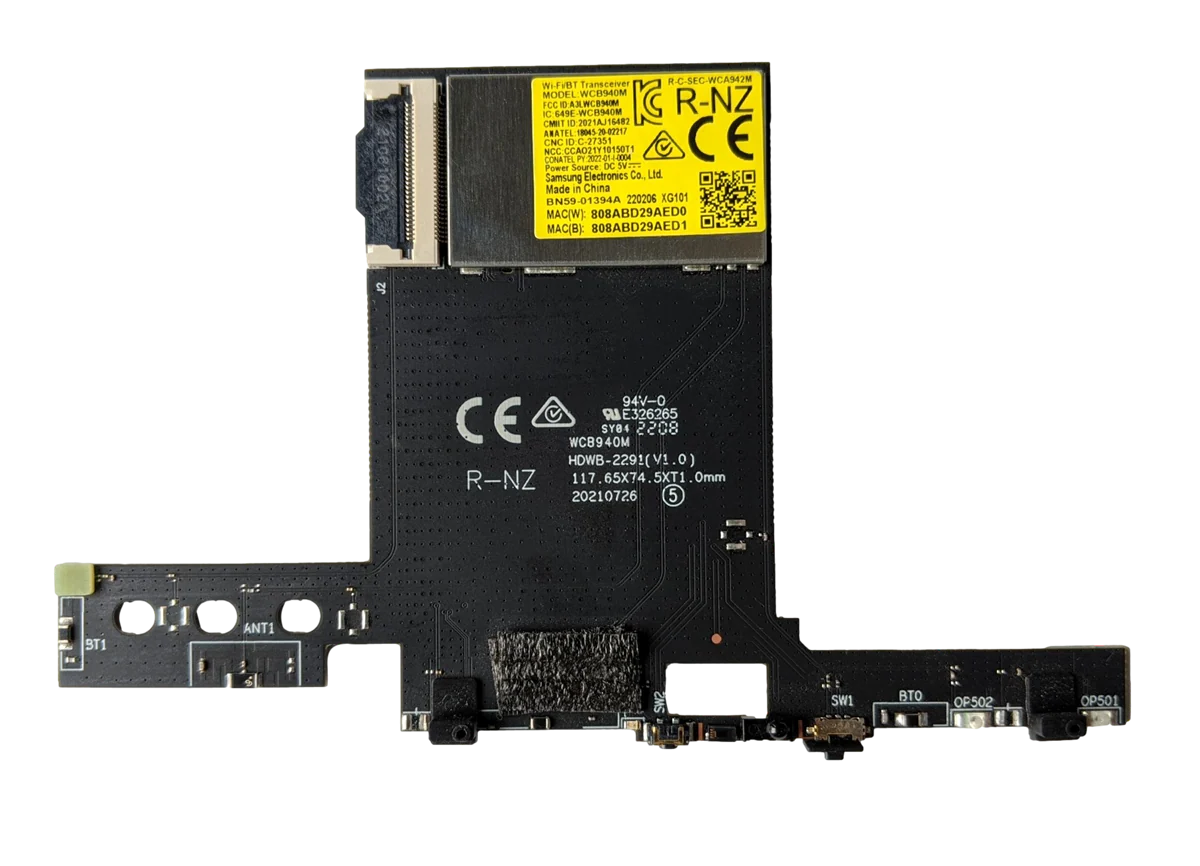 BN59-01394A Samsung Wi-Fi Board, WCB940M, QN75QN900BF, QN75QN900BFXZA, QN85QN900BFXZA, QN65QN900CFXZA