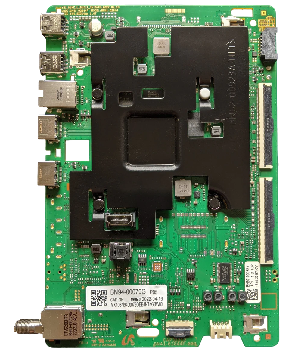 BN94-00079G Samsung Main Board, BN97-00098Y, QN65Q6DAAF, QN65Q6DAAFXZA