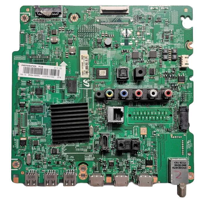 BN94-06695U Samsung Main Board, BN41-01958B, BN97-07704B, UN60F6350AFXZA, UN60F6350AFXZA IS02