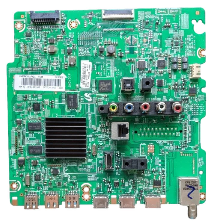 BN94-06740A Samsung Main Board, BN97-07704A, BN41-01958B, UN50F6350AFXZA