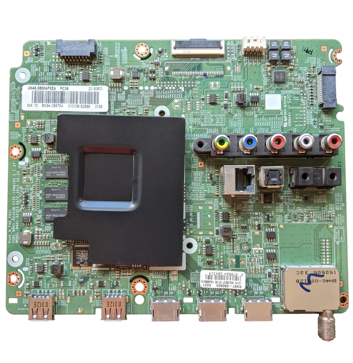 BN94-08876A Samsung Main Board, BN97-09282A, BN41-02353B, UN48J5500AFXZA