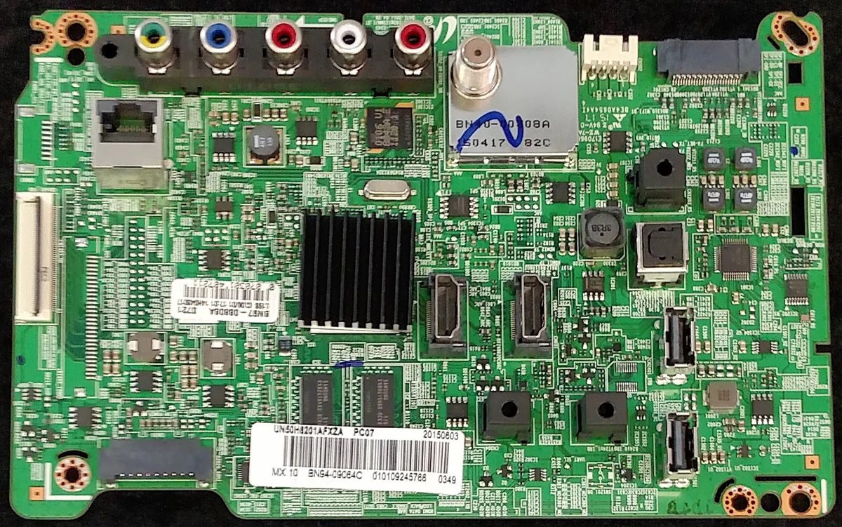 BN94-09064C Samsung Main Board, BN97-08808A, BN41-02245A, UN50H6201AFXZA (DH03)