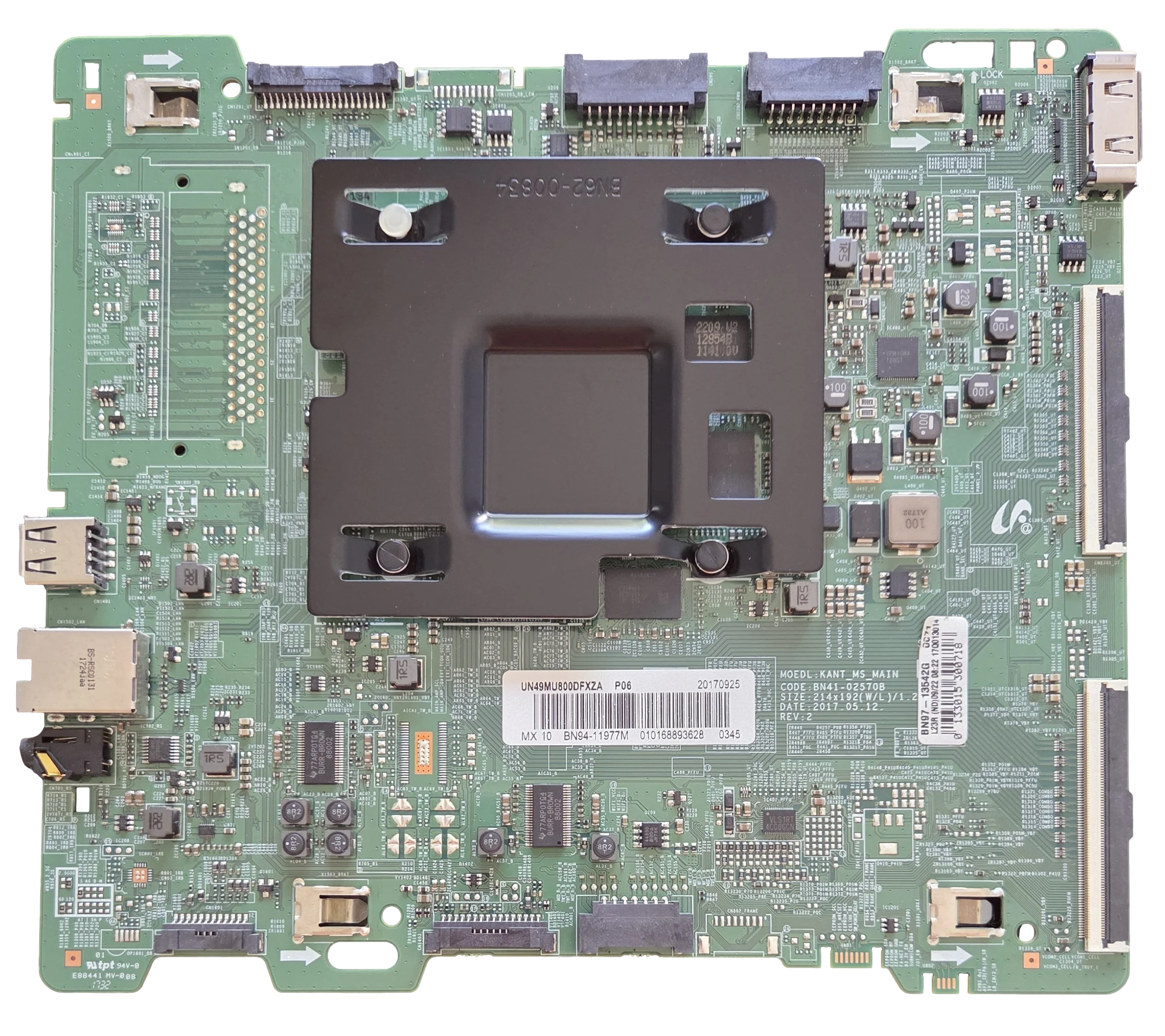BN94-11977M Samsung Main Board, BN41-02570B, BN97-13542G, UN49MU800DFXZA
