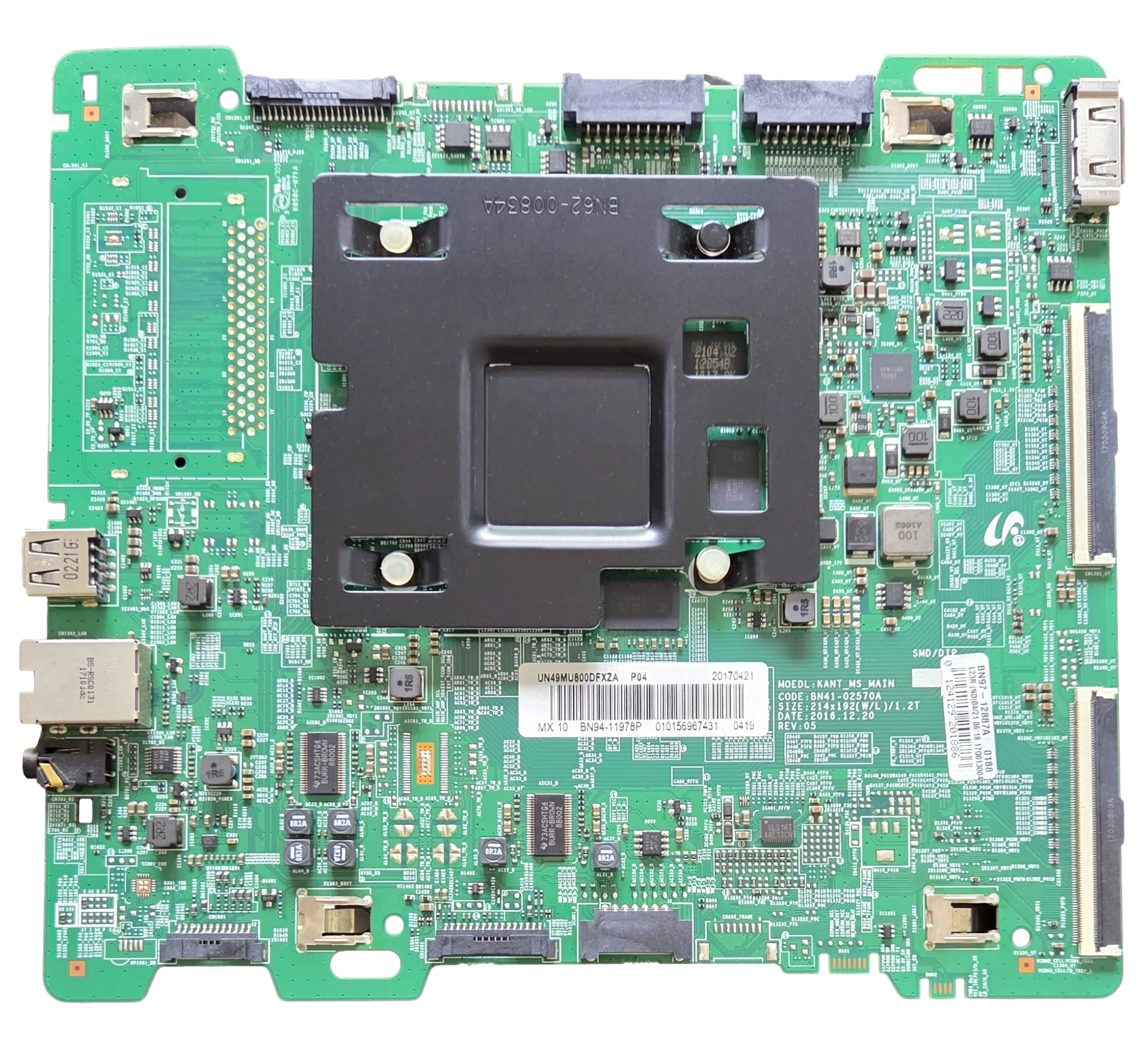 BN94-11978P Samsung Main Board, BN97-12887A, BN41-02570A, UN49MU800DFXZA