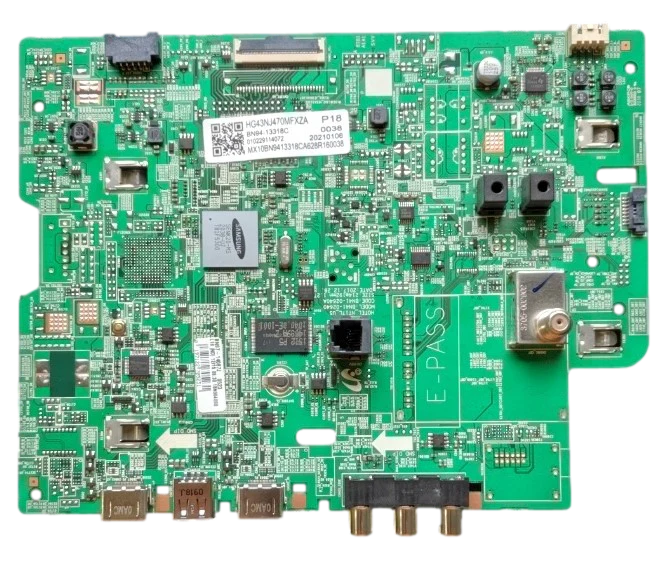 BN94-13318C Samsung Main Board, BN97-14087J, BN41-02640A, HG43NJ470MFXZA (Version BA01)