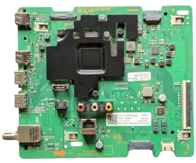 BN94-15808W Samsung Main Board, BN97-16917H, BN41-02756C, CA04, UN65TU8000FXZA