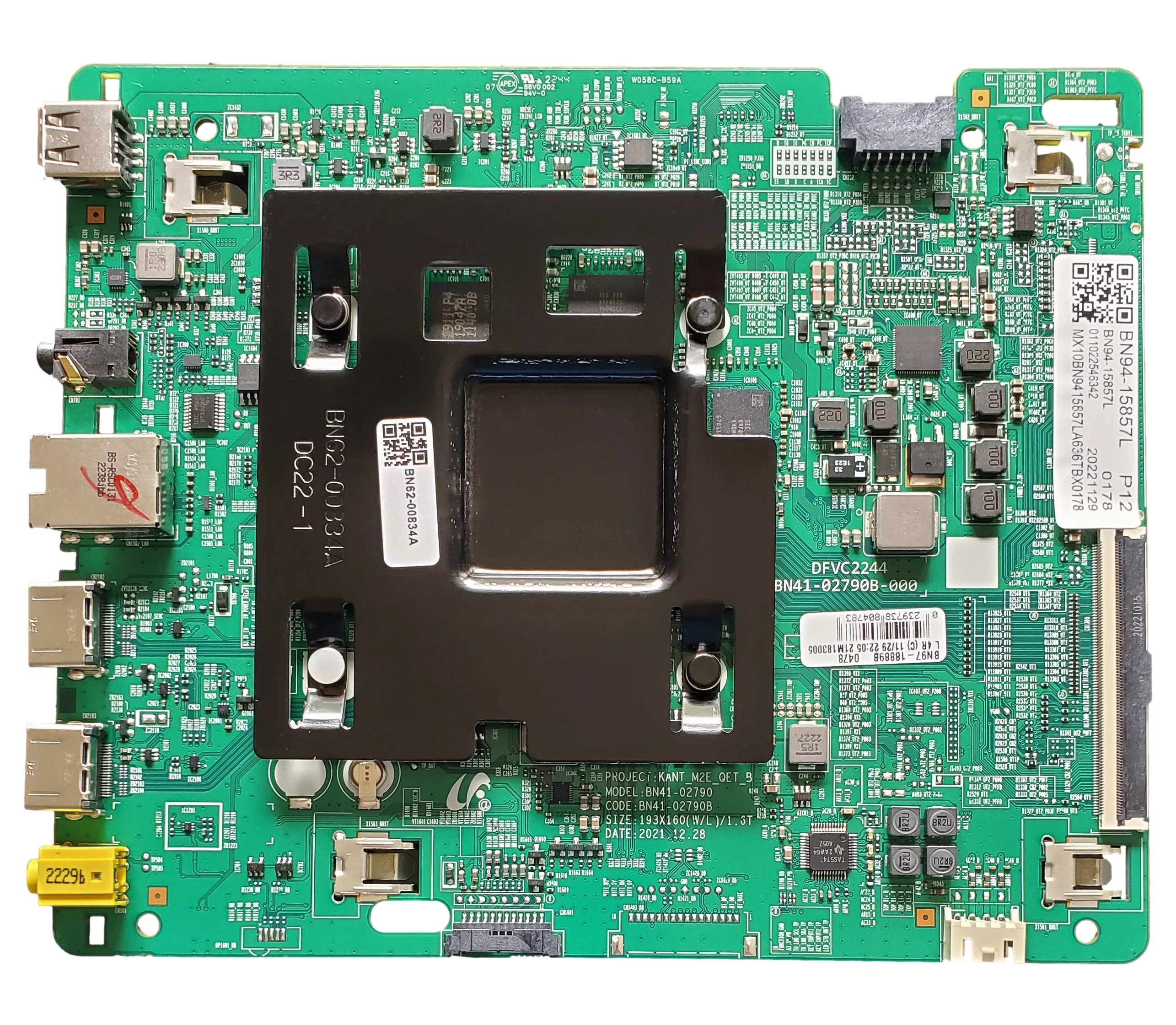 BN94-15857L Samsung Main Board, BN97-1889B, BN41-02790B, UE01, UN65CU7000BXZA, LH65QETELGCXGO