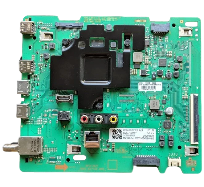 BN94-16080T Samsung Main Board, 20200821, BN97-16939S, BN41-02756, UN65TU8200FXZA, UN65TU8000FXZA