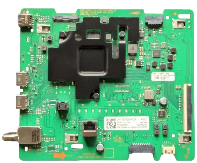 BN94-16108A Samsung Main Board, BN41-02756C, BN97-17444Q, BN40-00329A, UN75TU7000F, UN75TU7000FXZA