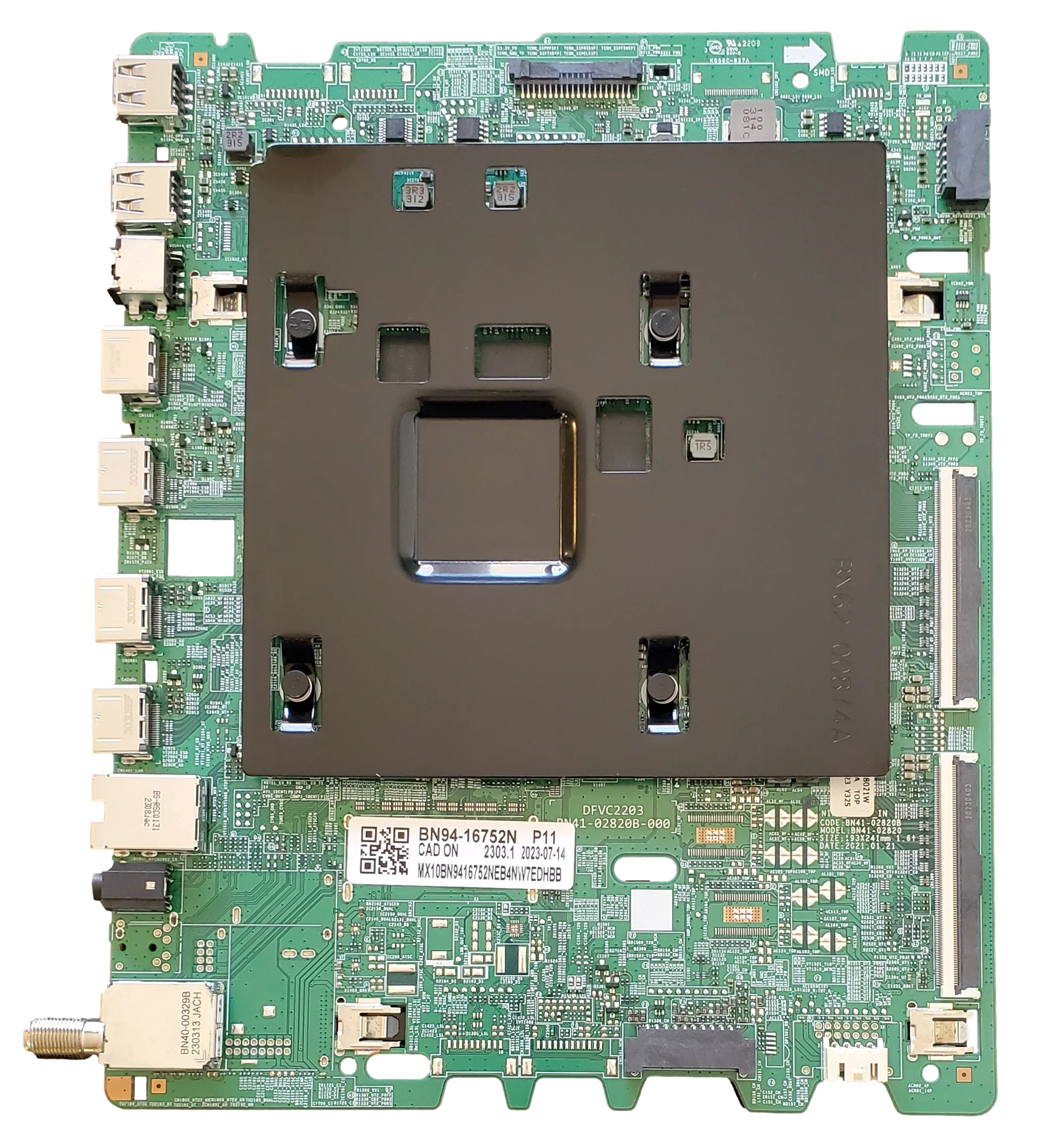 BN94-16752N Samsung Main Board, BN94-16752N, BN97-18021W, BN41-02820B, UN86TU9010FXZA