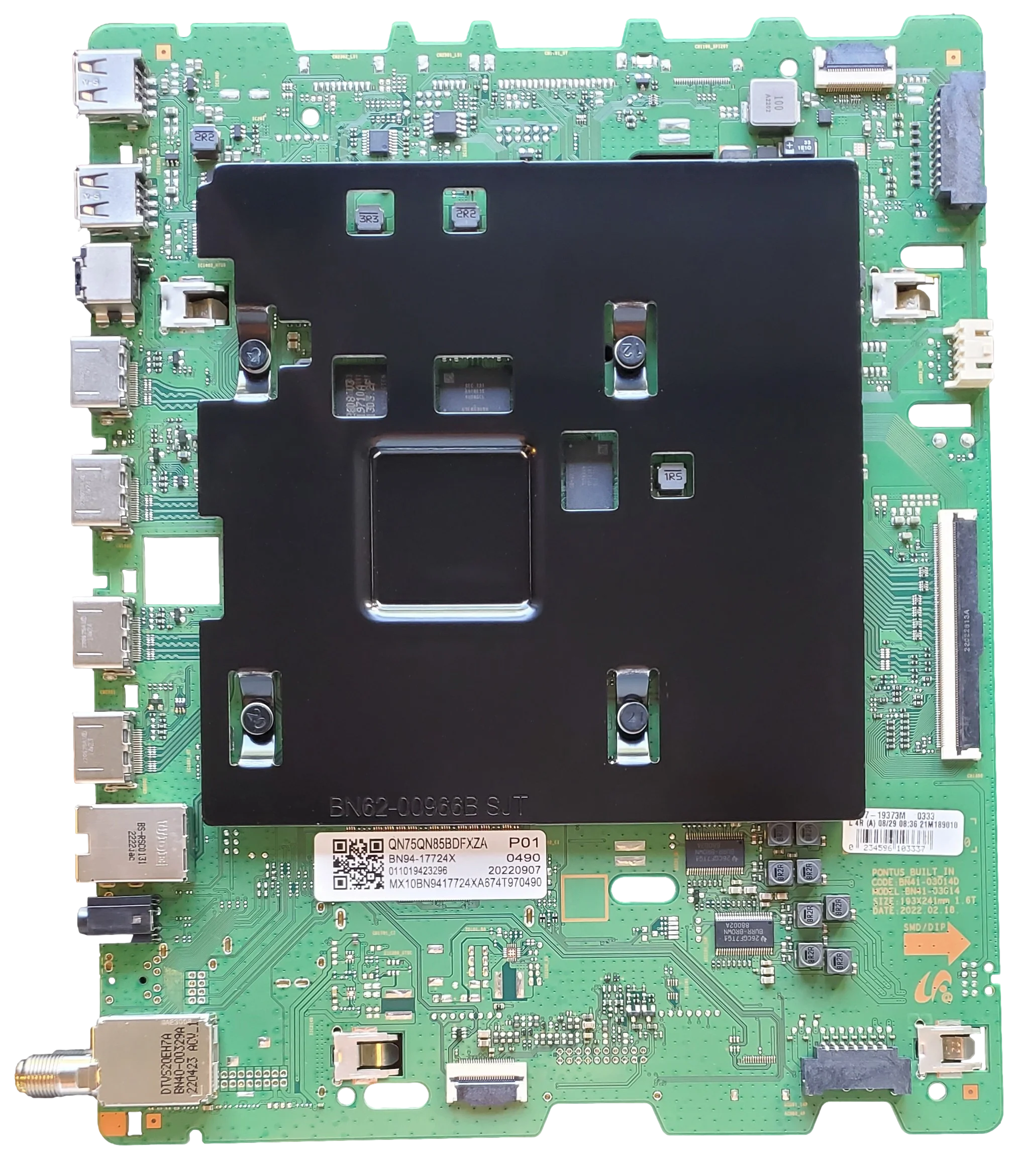 BN94-17724X Samsung Main Board, BN97-19373M, BN41-03014D, QN75QN85BDF, QN75QN85BDFXZA