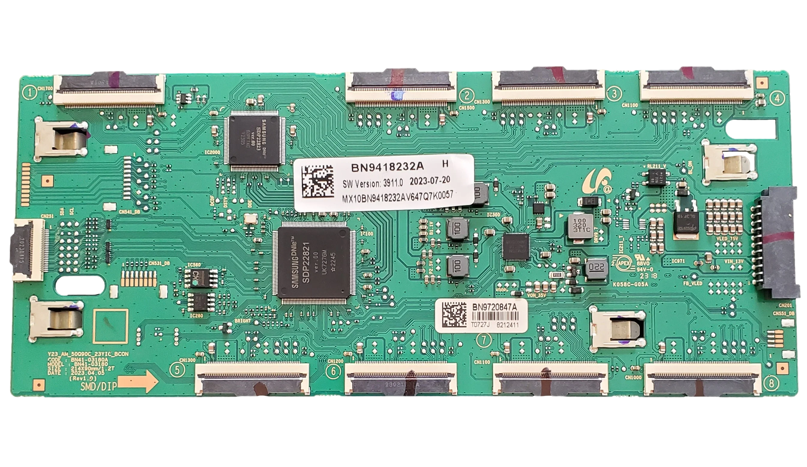 BN94-18232A Samsung Led Board, BN97-20847A , BN41-03180A , QN50QN90CAFXZA
