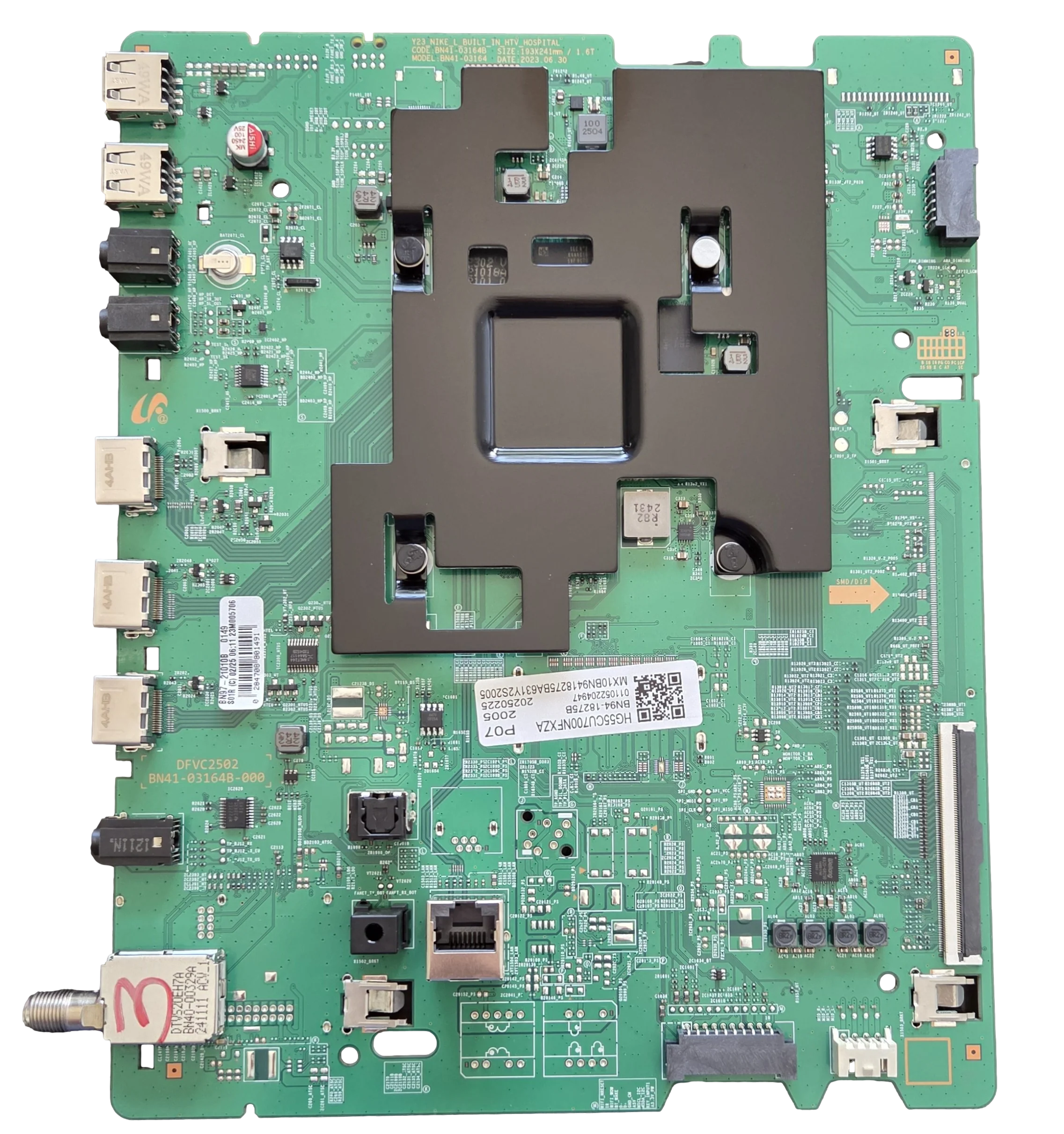 BN94-18275B Samsung Main Board, BN97-21010B, HG43CU700NFXZA
