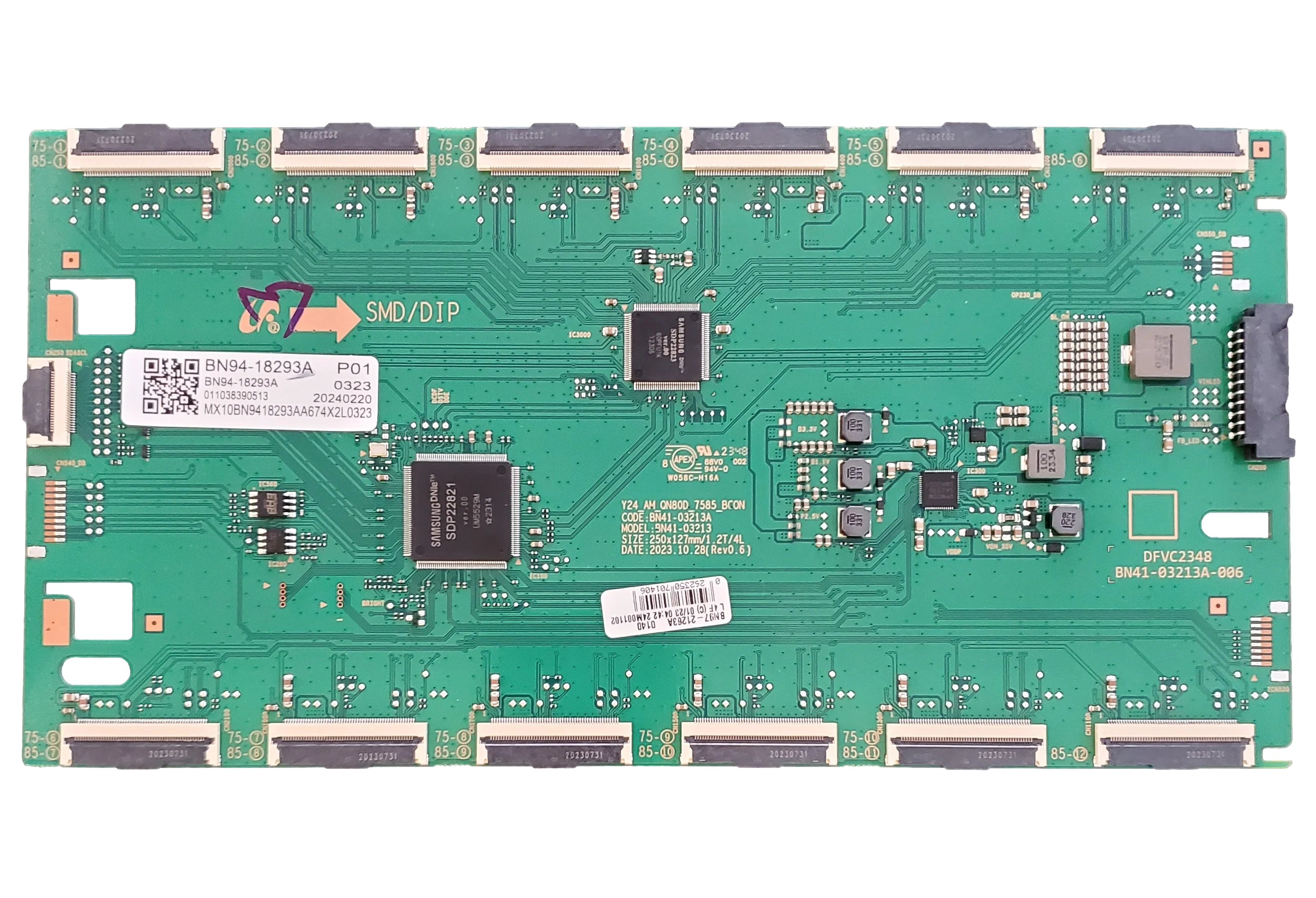 BN94-18293A Samsung LED Driver, BN97-21263A, BN41-03213A, QN85QN85DBFXZA