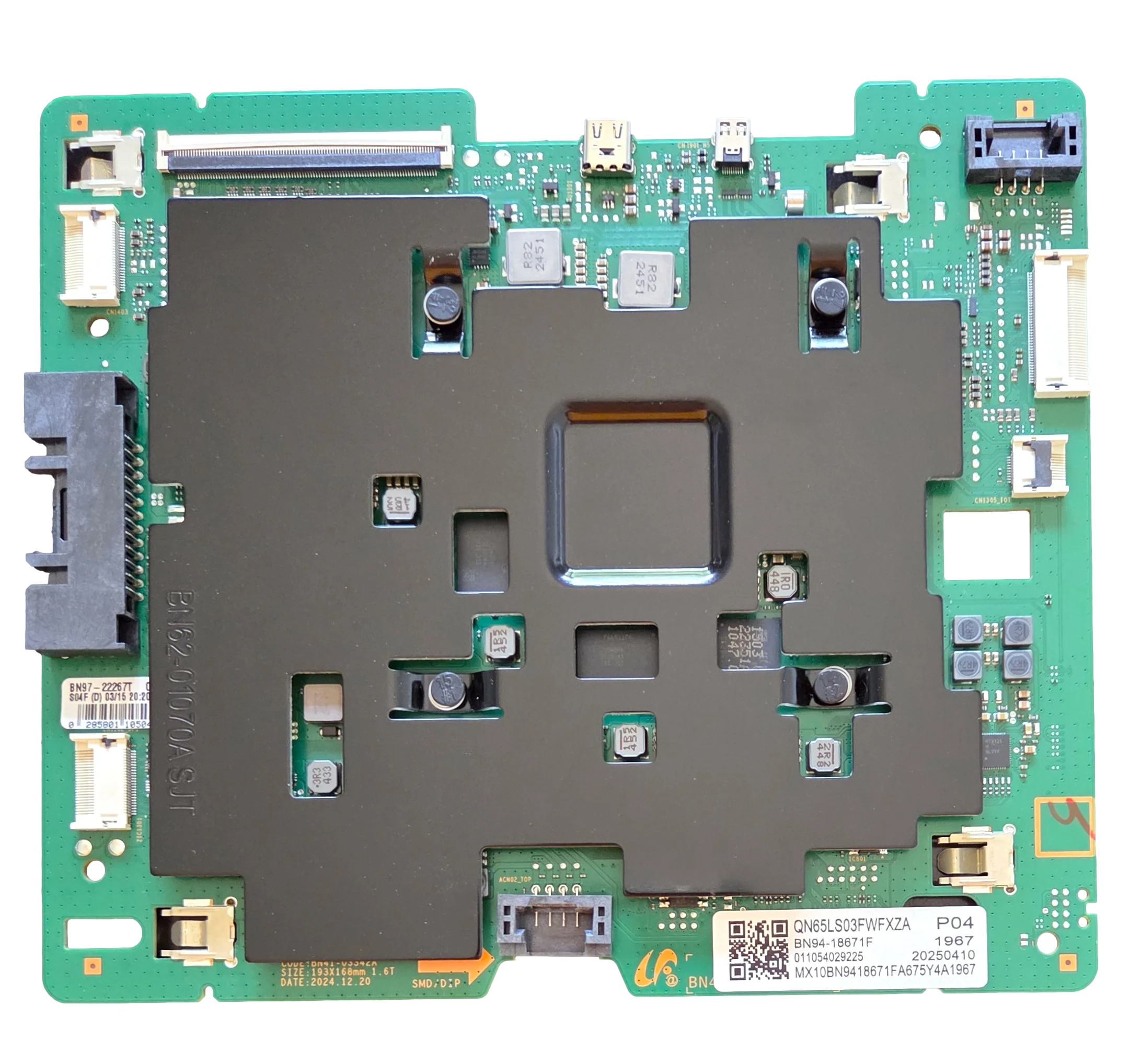 BN94-18671F Samsung Main Board, BN97-22267T, BN41-03342A, QN65LS03FWFXZA