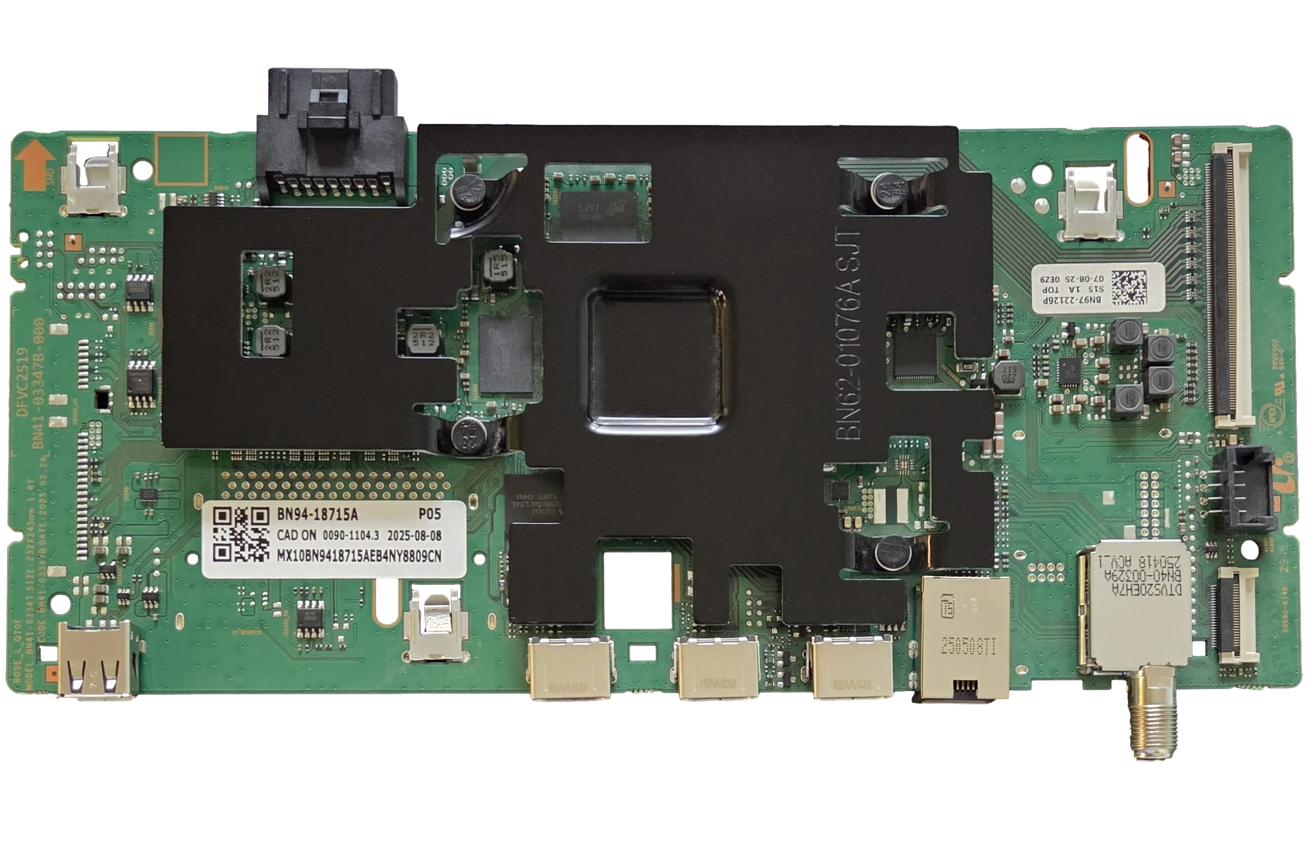BN94-18715A Samsung Main Board, BN97-22126P, BN41-03347, QN65Q7FAAFXZA, QN55Q7FAAFXZA, QN64Q7FDAFXZA, QN65Q7FBAFXZA
