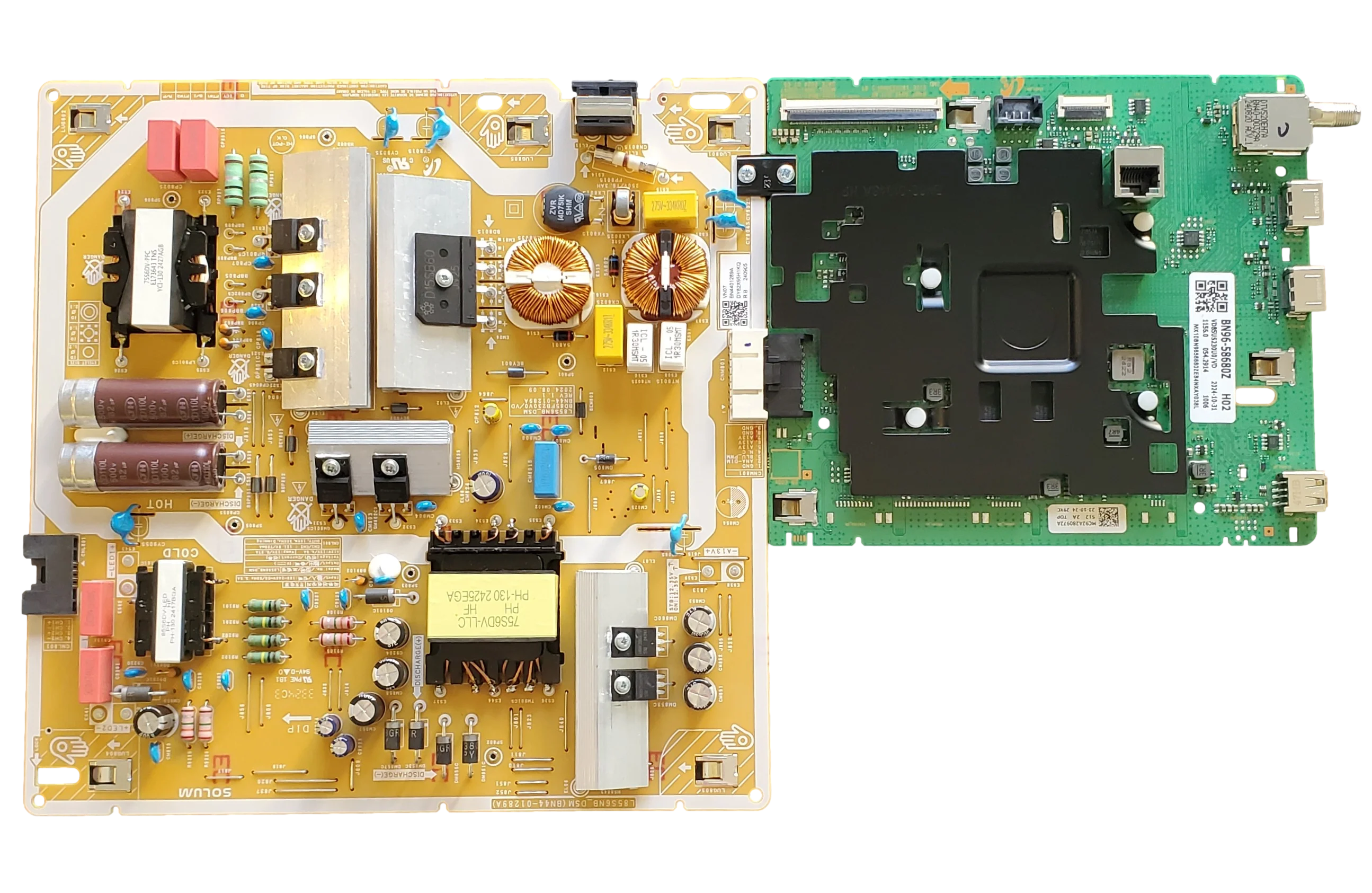 BN96-58680Z-COMBO Samsung Main Board/Power Supply, BN96-58680Z, BN44-01289A, KANT_SU2E_DU7_BF, BN41-03267A, UN85DU6950FXZA