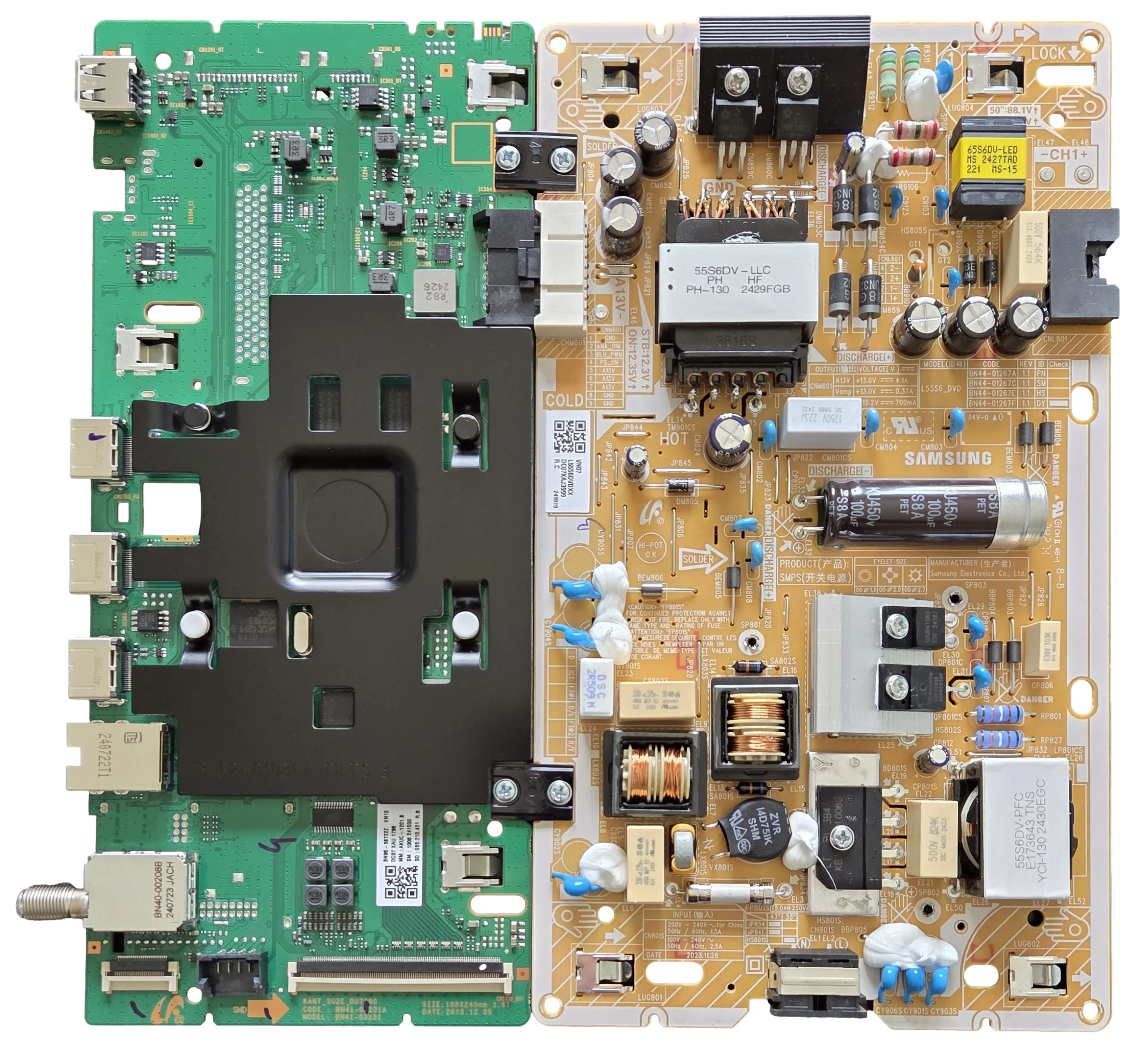 BN96-58722Z-Combo Samsung Main/Power Board, BN44-01267, UN55DU7200FXZA