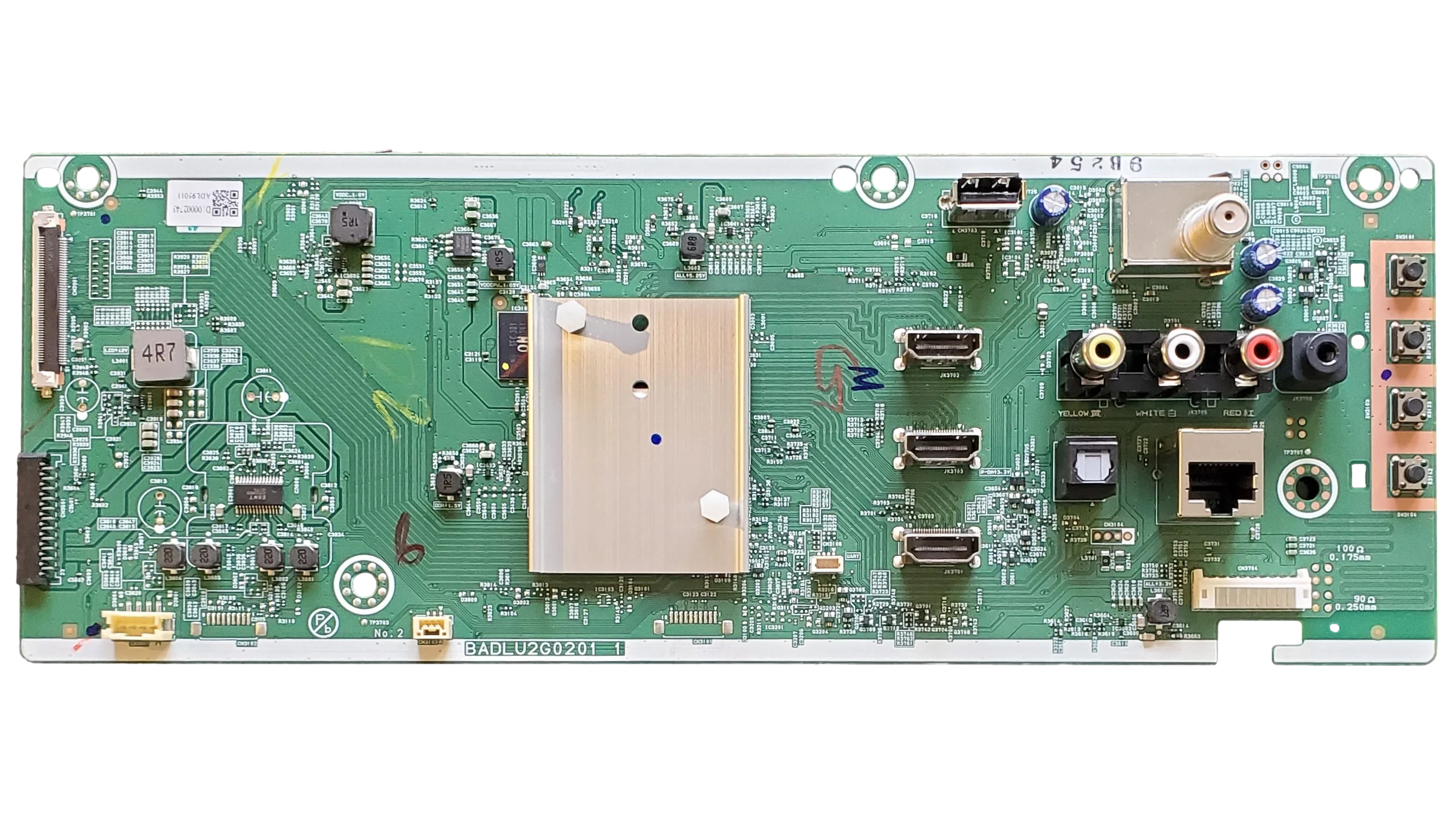 CADL95MMA001P Philips Main Board, BADLU2G02011, ADL95011, 75PUL7552/F7