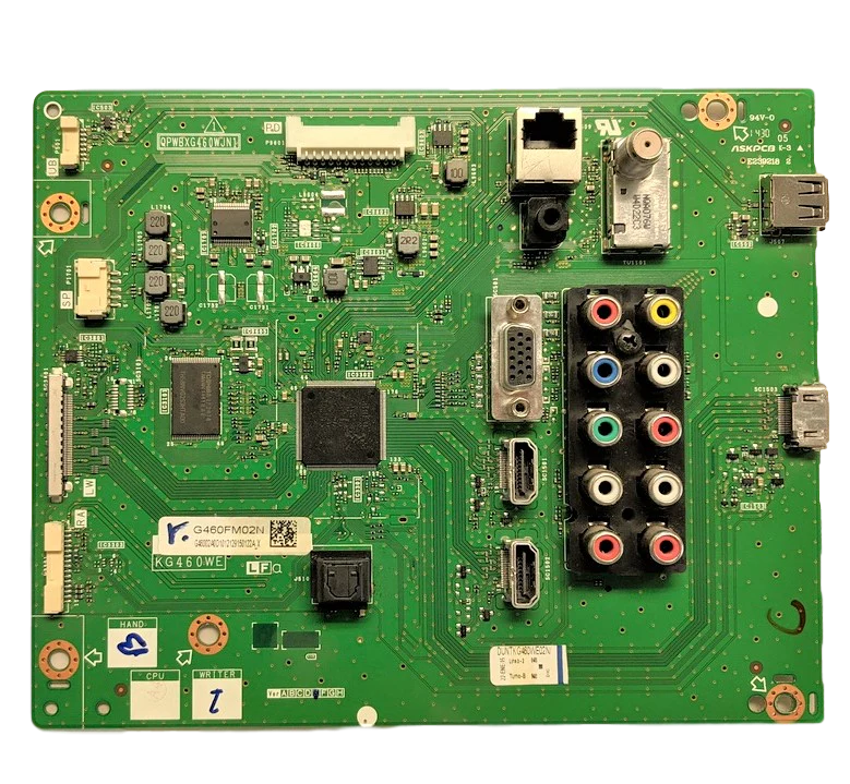 DKEYMG460FM02N Sharp Main Board, KG460WE, QPWBXG460WJN2, DUNTKG460WE02N, LC-70LE660U