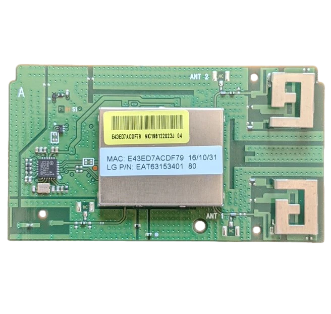 EAT63153401 LG Wifi-Board, LGSBWAC61, EAT63153401, 005-100911, LGSBW61, 55UH6550-UB OLED55C6P-U AUSZLH OLED55C6P-U BUSZLJR 75UH6550 55UH8500-UA BUSWLJR 43UH6500-UB BUSWLJM 65UH6550-UB BUSWLJR 60UH6550-UB BUSWLJR 49UH6500-UB BUSWLJR OLED65E6P-U BUSZL