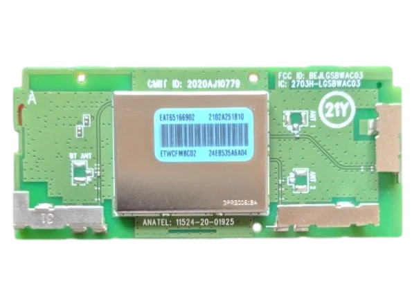 EAT65166902 LG Wi-Fi Board, LGSBWAC03, 2020AJ10779, 11524-20-01925, 43UP8000PUA, 50UP8000UPA, 65UP7000PUA, 75NANO80UPA, 65UP8000PUA, 75NANO75UPA, more