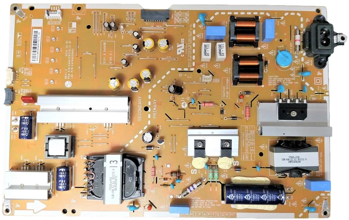 EAY64529001 LG Power Supply, EAX67262701 (1.5), LGP6065-17UL6, 65UJ7700-UA, 65UK6300PUE, 60JS8000-UA, 65SJ8000-UA