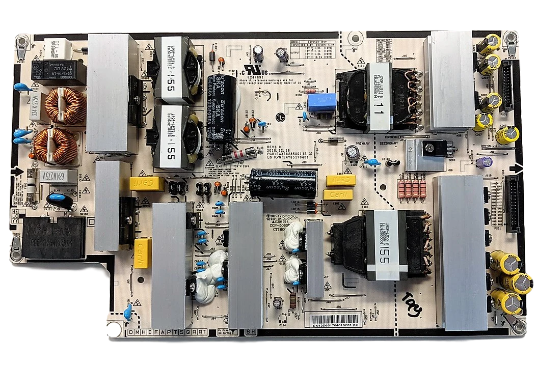 EAY65170401 LG Power Supply, EAX68285001(2.3), L-GP55C9-190P, OLED55C9PUA, OLED55B9PUA, OLED55C9AUA