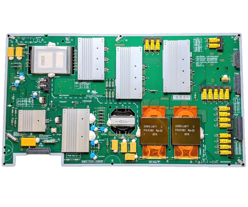 EAY65689322 LG Power Supply, EPCB60CA5B, 3PCR02728A, OLED77GXPUA