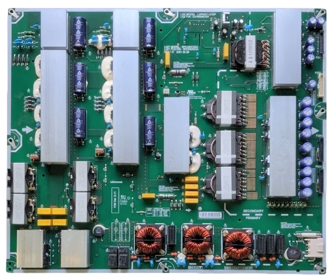 EAY65895101 LG Power Supply EPCA80CB2A, LGP83C1-21OP, 3PCR02925A, OLED83C1PUA, OLED83C1AUA
