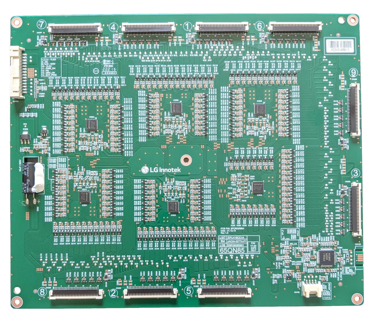 EBR36085901 LG LED Driver, EPLH18CC1A, 65QNED85UQA