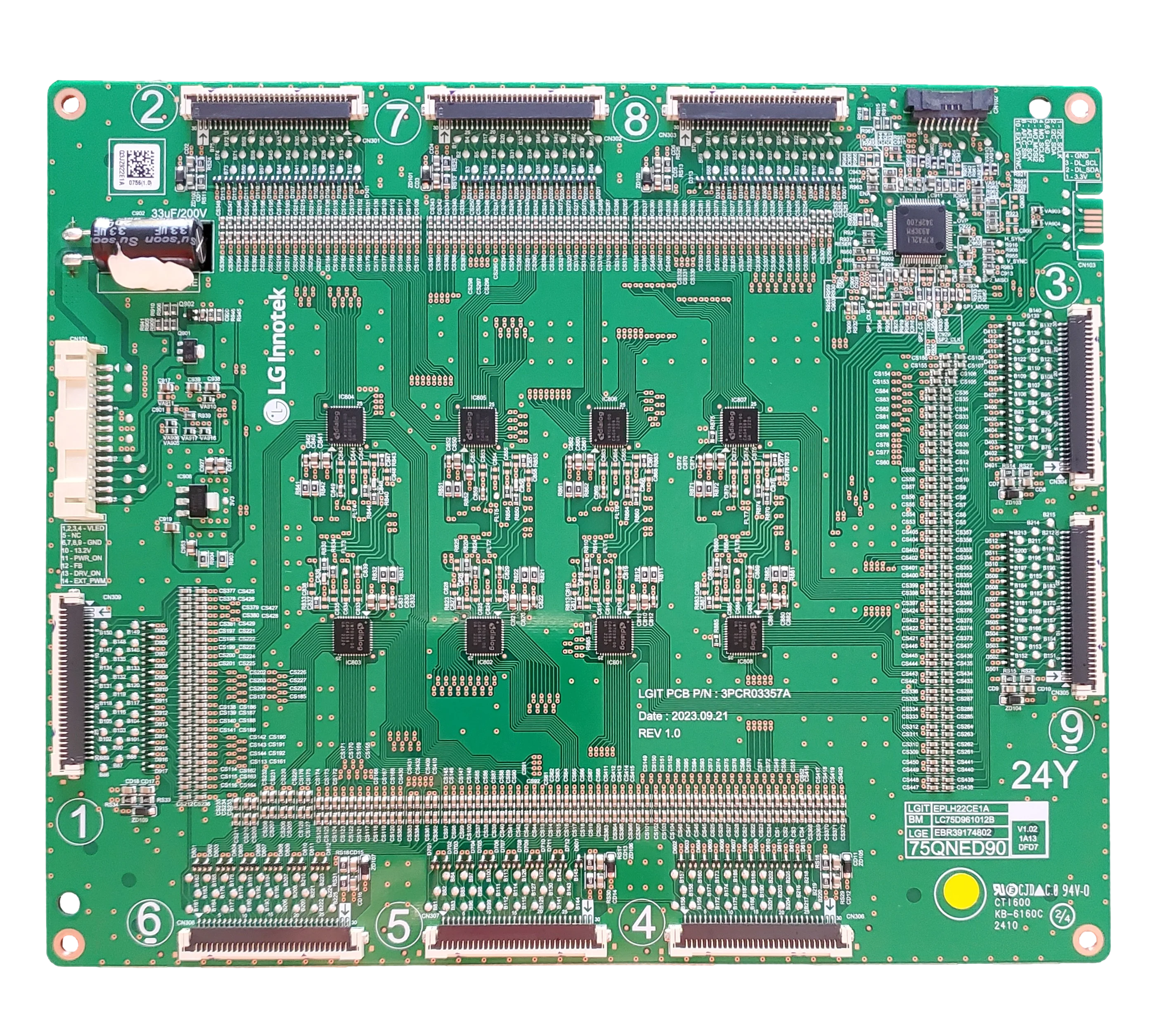 EBR39174802 LG LED Driver, 3PCR03357A, EPLH22CE1A, 75QNED90TUA