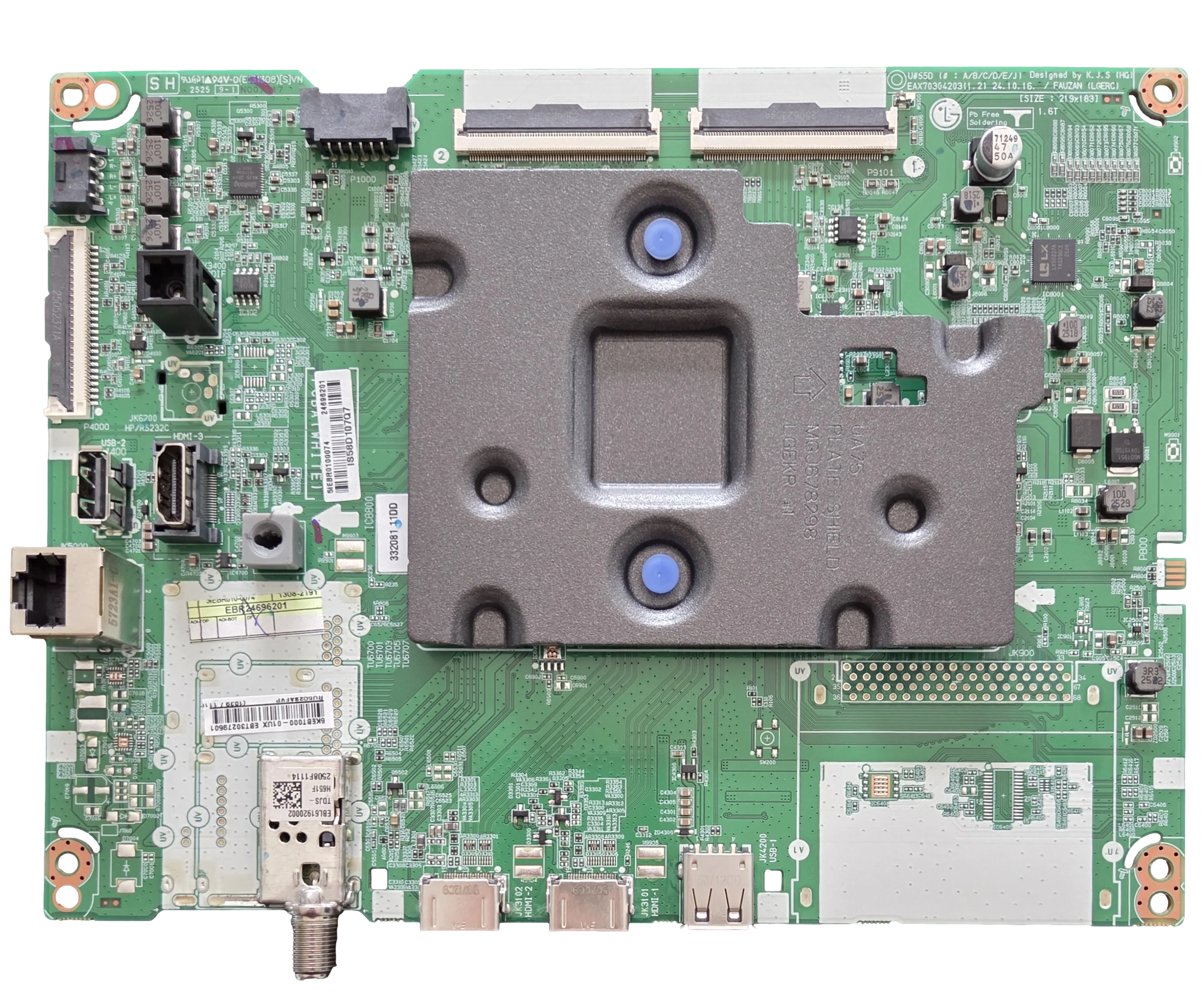 EBT30279501 LG Main Board, EAX70304203(1.2), EBR24696201, 75UA7000PUB