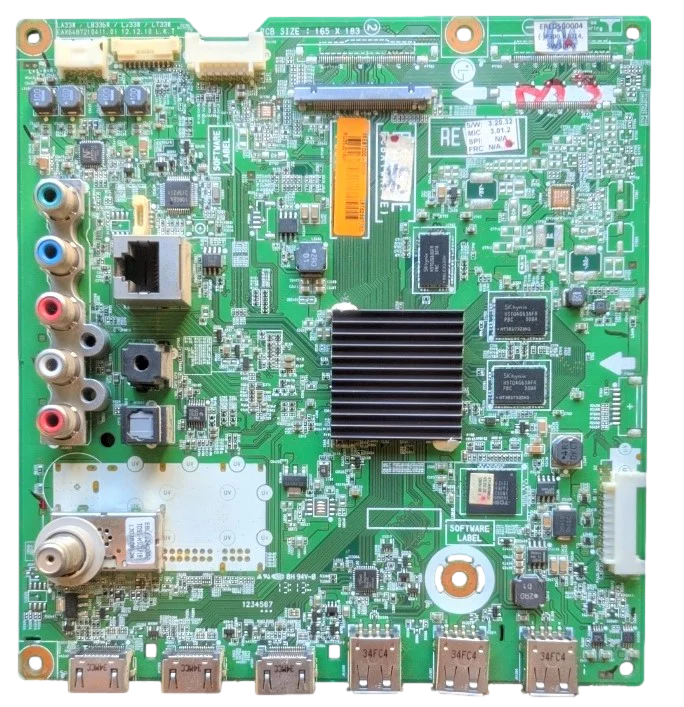 EBT62387760 LG Main Board, EAX64872104(1.0), EBR76643206 , 47LN5790-UI