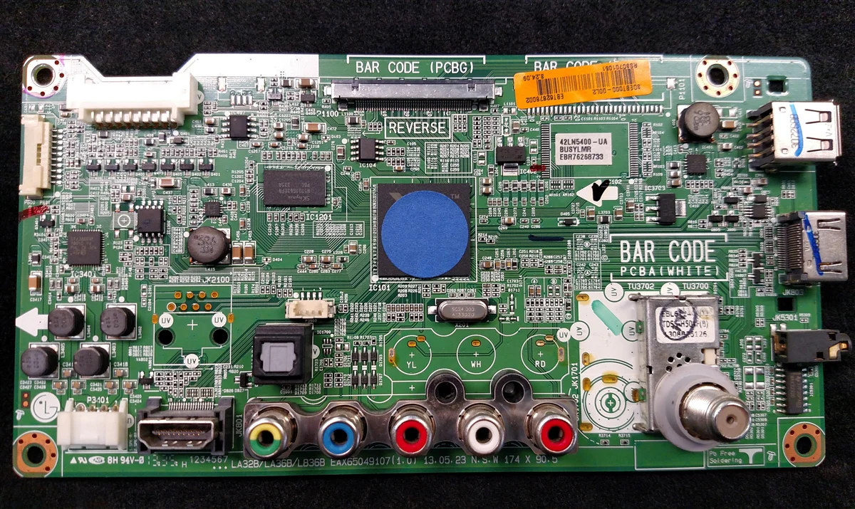 EBT62878002 LG Main Board, EAX65049107(1.0), 42LN5400-UA