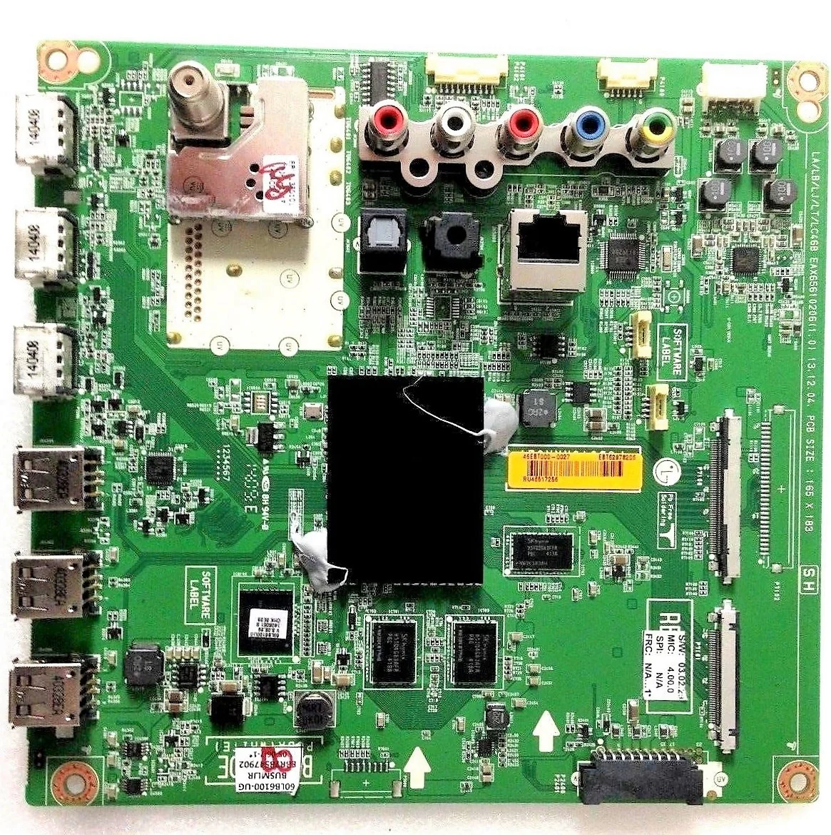 EBT62978206 LG Main Board, EAX65610206(1.0), EBT62978207, EBR78457902, 60LB6100-UG, 60LB6100-UG AUSMLJR, 60LB6100-UG BUSMLJR