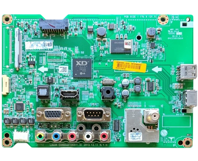 EBT62986602 LG Main Board, EAX65467203(1.3), 04EZ58550DA, 55LY340H-UA