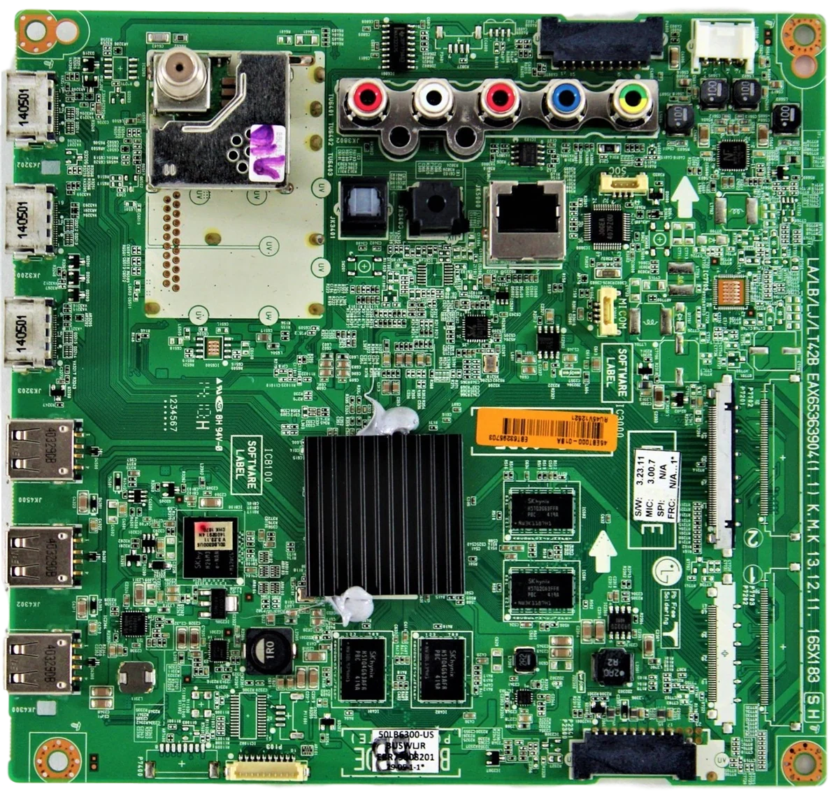 EBT63295703 LG Main Board, CRB34287701, EAX65363904(1.1), EBR79308201, 50LB6300-US