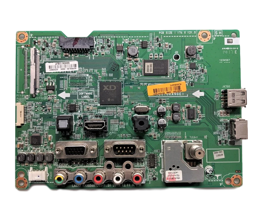EBT63478001 LG Main Board, EAX65467203(1.3), UA.AUSDLJR, 62393801, 55LY340C-UA