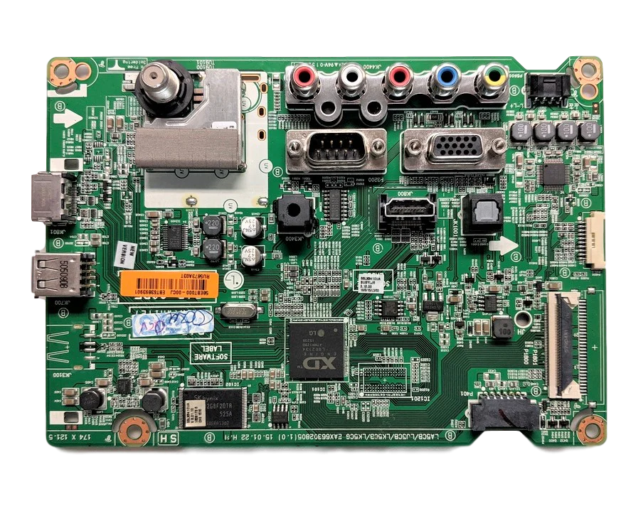 EBT63893901 LG Main Board, EAX66302805(1.0), 54EBT000, 55LX341C-UA, 55LX341C-UB.BUSYLJR