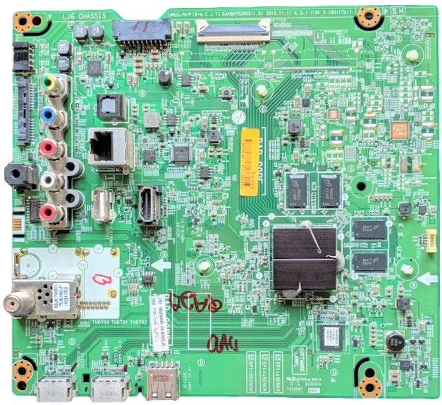 EBT64203912 LG Main Board, EAX66752803(1.5), EBT64203912, 55UH6550-UB