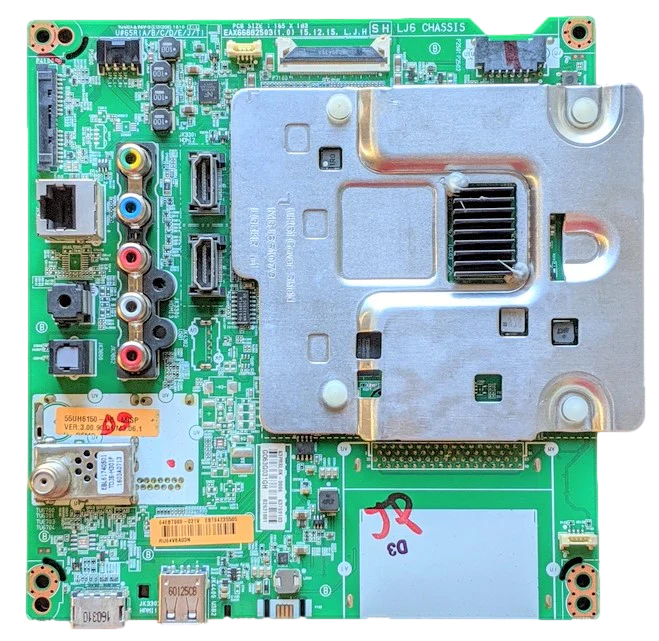 EBT64235505 LG Main Board, 63769103, 82631001, 55UH6150-UB