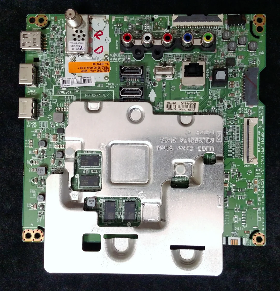 EBT64418605 LG Main Board, EAX67187103 (1.1), 65UJ7700-UA, 65UJ7700-UA.AUSYLJR