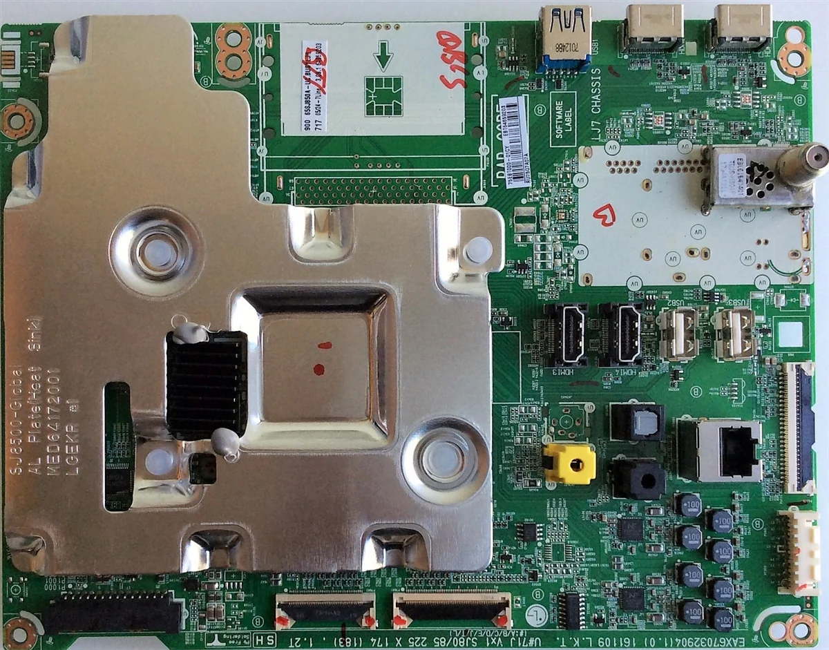 EBT64659203 LG Main Board, EBT64659202, EAX67032905 (1.0), 65SJ850A-UC