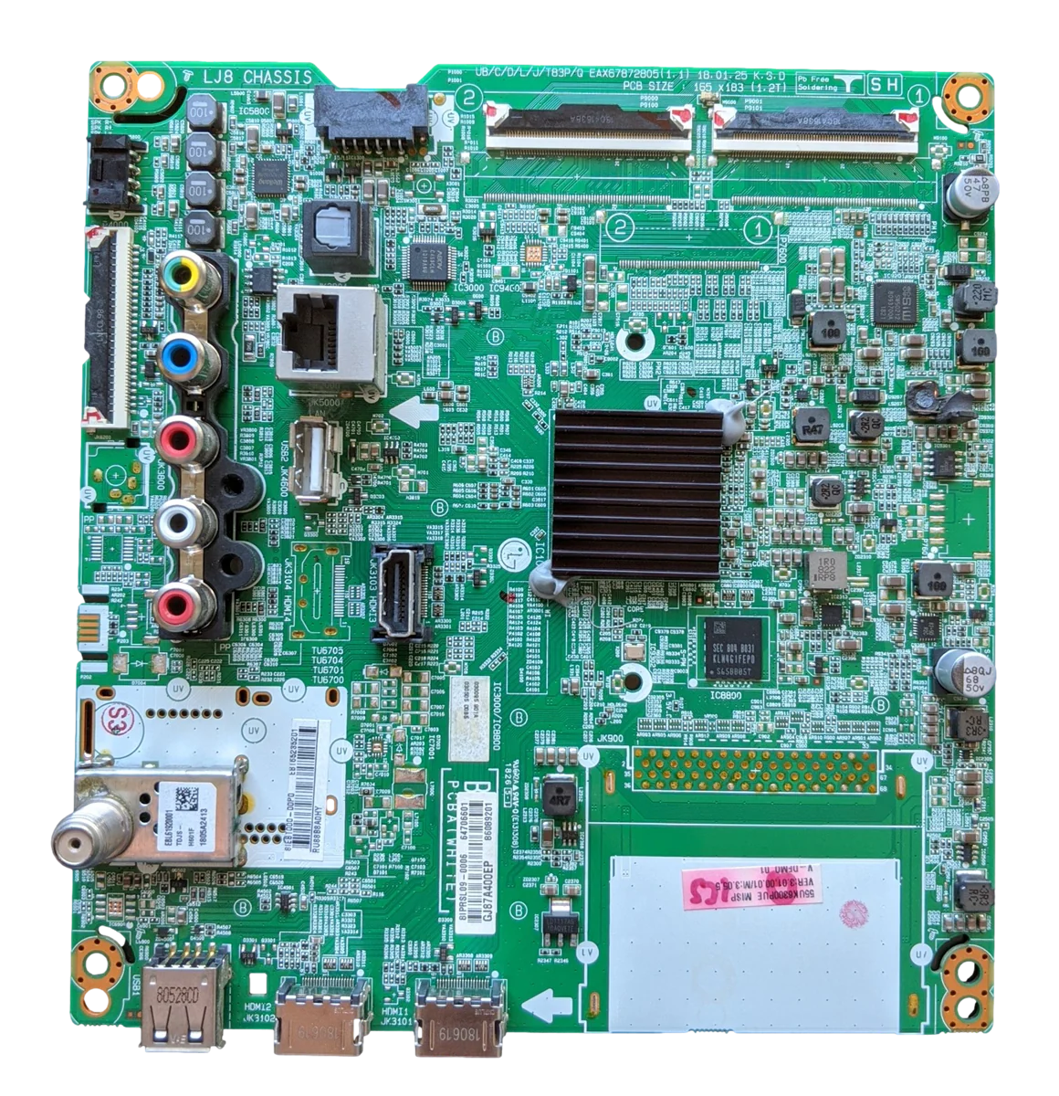 EBT65235201 LG Main Board, EAX67872805(1.), 55UK6300PUE